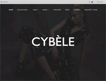 Tablet Screenshot of cybele.co.nz